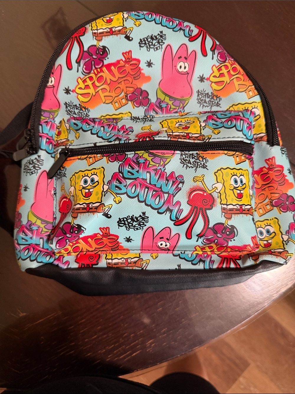 SpongeBob Kids Mini Backpack - Aqua & Pink